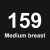 159 Medium Breast 